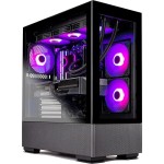 Desktop para PC para jogos AOTESIER – Intel Core i7 12700F 2,1 GHz, NVIDIA RTX 4070 Ti, SSD NVME de 1 TB, 16 GB DDR4 RAM 3200, 750 W Ouro