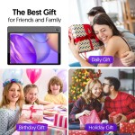 Tablet de 10 polegadas, Android 14, processador quad-core, 4 GB de RAM (2 GB + 2 GB expansível), armazenamento de 32 GB, Wi-Fi, câmeras duplas, 6000 mAh