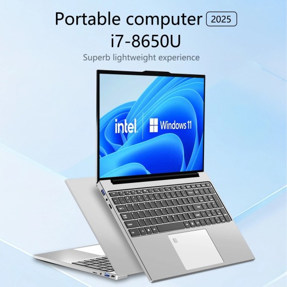 14.1 polegada intel core i7-8650U notebook windows 11 computador portátil 32gb ddr4 1tb/512/2tb ssd portátil pc gamer laptops de jogos