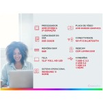 Notebook Positivo Vision R15 R58256 A-15 AMD Ryzen 5 8GB RAM SSD 256GB 15,6" Full HD Windows 11 3002880