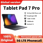 2025 Pad 7 Pro Snapdragon 888 Versão Global Original Tablet PC 11 polegadas Android13 12GB + 512GB 10000mAh 4G LTE Bluetooth WiFi GPS