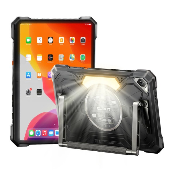 Tablet Android 15 Cubot TAB KingKong S, bateria de 15300 mAh, 16 GB (6+10), 256 GB, tela de 10,1 polegadas com 90 Hz, luz de acampamento, câmera de 48 MP