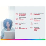 Notebook Acer Aspire Go 15 AG15-51P-35JZ Intel Core i3 8GB RAM 256GB SSD 15,3" Windows 11 NX.JGFAL.005