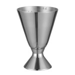 Jigger de aço inoxidável com escala de linha barra mede barra ferramentas barra acessórios