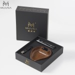 Pesador de grãos de café MUVNA, bandeja de exibição de pesagem de café expresso, balança eletrônica de fabricação manual de nogueira/precisa a 0,1g profissional