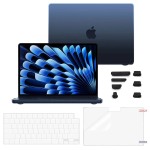 Capa para laptop compatível com MacBook Air 13,6 polegadas M4 M3 M2 2025 2024-2022 versão modelo A3240 A3113 A2681