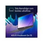 Notebook ASUS Vivobook Go 15 E510KA-BR808WS 4GB RAM 128GB eMMC 15,6" Windows 11 Intel UHD Graphics 90NB0UJ5-M017U0