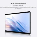 Versão global doogee u11 pro android 15 tablet pc 11 polegadas ultra-claro 90hz display 30gb (6 + 24) 256gb 8580mah bateria tablet