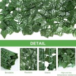 1x3m hera artificial hedge folha verde cerca painéis falso privacidade cerca tela para casa ao ar livre jardim varanda decoração plantas