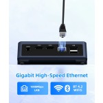 Zippc mini pc amd ryzen 5 3500u 16gb ddr4 500gb ssd nvme wifi5 bt4.2 windows 11 display triplo desktop diy gamer computador