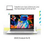 Notebook Asus Vivobook Go 15 Intel Core i3 N305 8GB RAM SSD 256GB Full HD Windows 11 E1504GA-NJ434W
