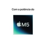 Notebook MacBook Apple Pro de 14" M5 Memória Unificada de 16GB e SSD de 512GB Preto‑espacial
